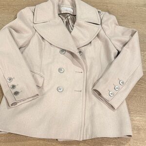 Kenneth Cole Women’s Beige Pea Coat